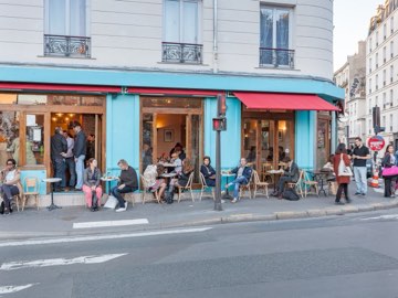 La terrasse du Valmy, quai de Valmy